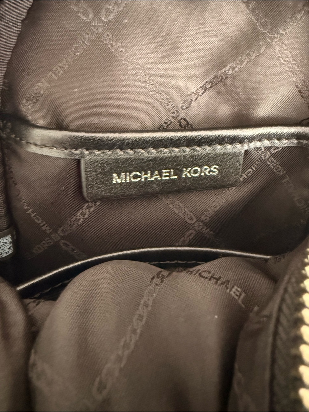Michael Kors Two-Tone Mini Backpack in Black and Light Gray - Picture 8 of 11